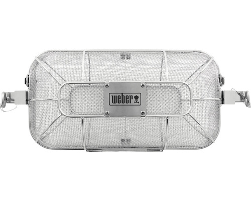 Weber roterande korg i rostfritt stål