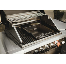 Gasolgrill med grillgaller och droppbricka