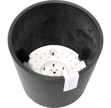 Blomkruka i plast med bevattningssystem