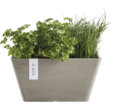 Blomkruka ECOPOTS 31x31x15,5cm taupe