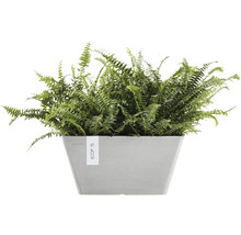 Blomkruka ECOPOTS 31x31x15,5cm vitgrå