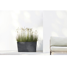 Blomkruka ECOPOTS Paris med hjul 100x40x50cm mörkgrå