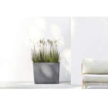 Blomkruka ECOPOTS Paris med hjul 85x40x65cm grå
