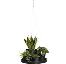 Krukfat ECOPOTS hängade Ø36x3cm mörkgrå
