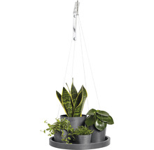 Krukfat ECOPOTS hängade Ø36x3cm grå