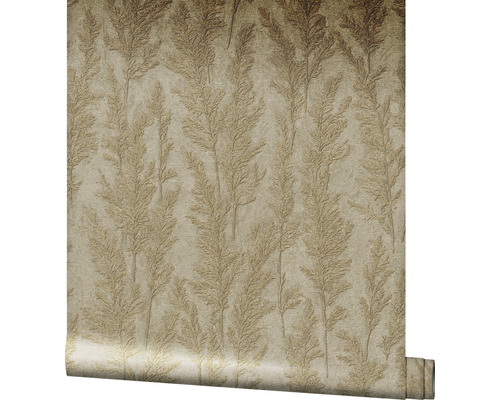 Tapetrulle med växtmönster