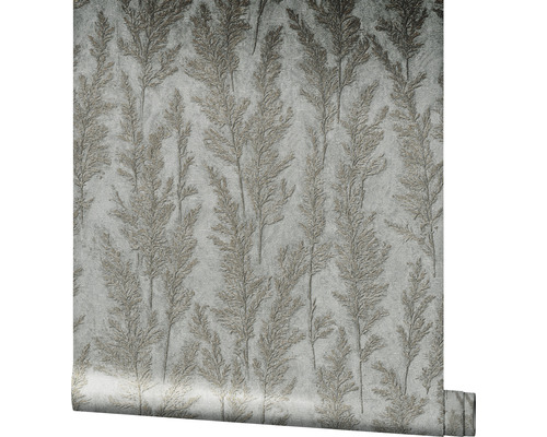 Tapetrulle med växtmönster