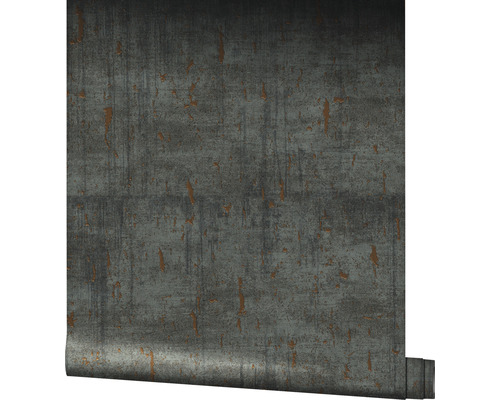 Tapetrulle med industriellt metallutseende