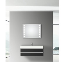 LED-spegel DSK Silver Hollywood 80x60cm
