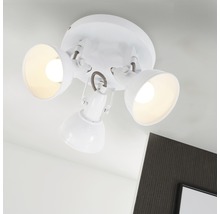 Takspotlight BRILONER Ø210mm metall vit-thumb-0 Takspotlight BRILONER Ø210mm metall vit-thumb-0