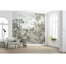 Fototapet med djungelmotiv i interiör