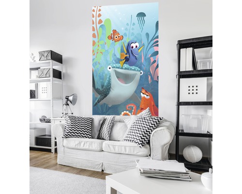 Fototapet med Hitta Nemo-motiv i vardagsrummet