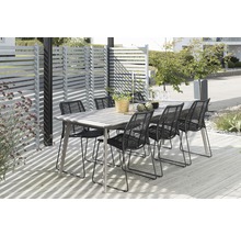 Trädgårdsbord HILLERSTORP Valletta 90X220cm grå