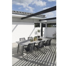 Trädgårdsbord HILLERSTORP Valletta 90X220cm grå