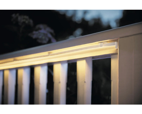 Belyst räcke för utomhusbruk