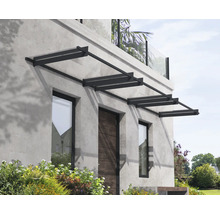 Dörrtak av glas och metall