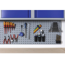 Håltavla INDUSTRIAL fyrkant 590x550x30mm grå-thumb-2 Håltavla INDUSTRIAL fyrkant 590x550x30mm grå-thumb-2