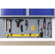 Håltavla INDUSTRIAL fyrkant 590x550x30mm grå-thumb-4 Håltavla INDUSTRIAL fyrkant 590x550x30mm grå-thumb-4