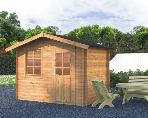 Friggebod PALMAKO Klara 4,7m² 296x200cm doppimpregnerad brun Friggebod PALMAKO Klara 4,7m² 296x200cm doppimpregnerad brun