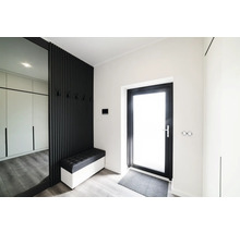 Dekorpanel Linea slim 1 svart/svart 5,4x265cm