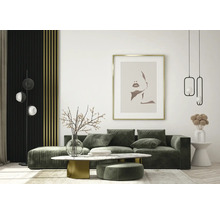 Dekorpanel Linea slim 3 grön/svart 15x265cm