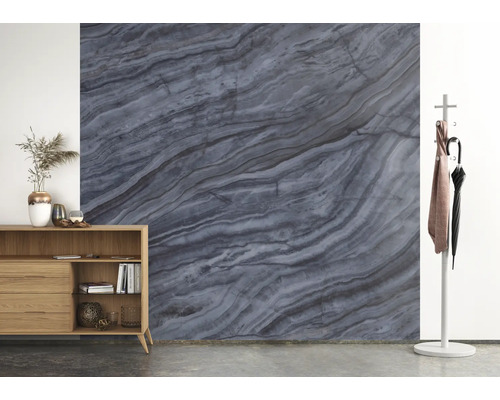 Dekorativ väggpanel med marmormönster presenterad i en interiör