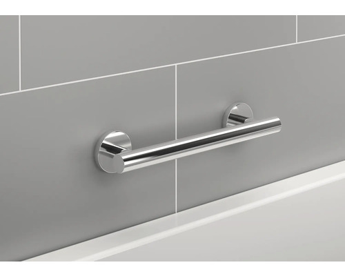 Kromhandtag i badrum