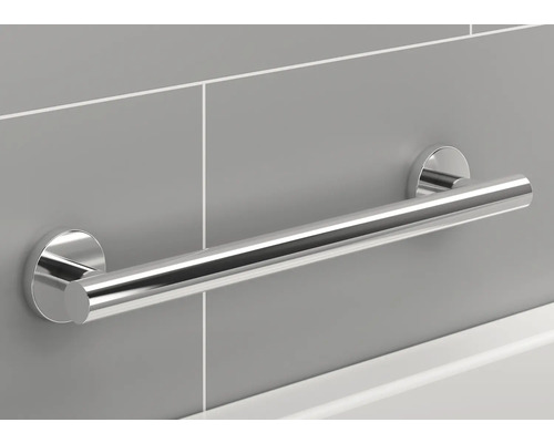 Stödhandtag i metall för badrum