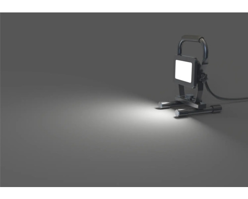 LED-byggstrålkastare med handtag och kabel