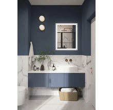 Spegel med belysning CORDIA shine line series utan ram 80x65 cm touchsensor IP44 LED