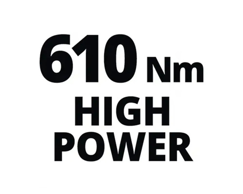 610 Newtonmeter Hög effekt