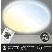 Vit LED-taklampa med fjärrkontroll