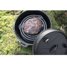 Gjutjärnsgryta med kött och lock från Feuermax