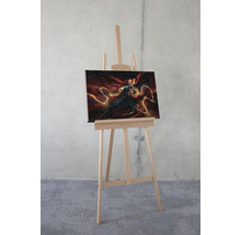 Målning av Dr. Strange på trästaffli