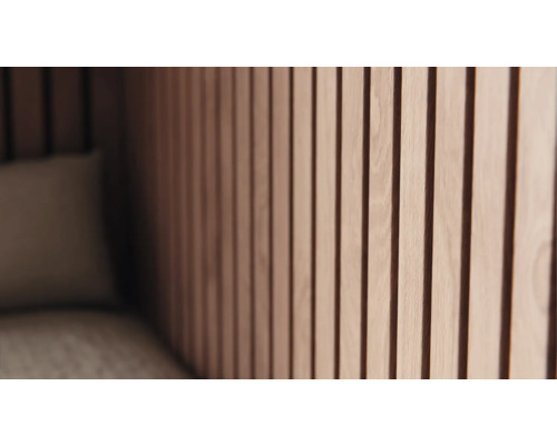 Träpaneler på en vägg