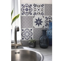 Väggplatta D-C-FIX Jamila blue 15,25x15,25cm