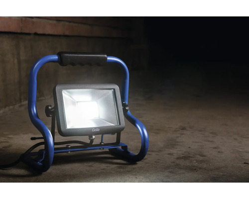 Gella LED-strålkastare med blått bärstativ