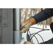 Installation av utomhusbelysning med kabelanslutning