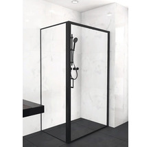 Duschhörn AURLANE Factory svart klarglas 80x120 cm FAC840