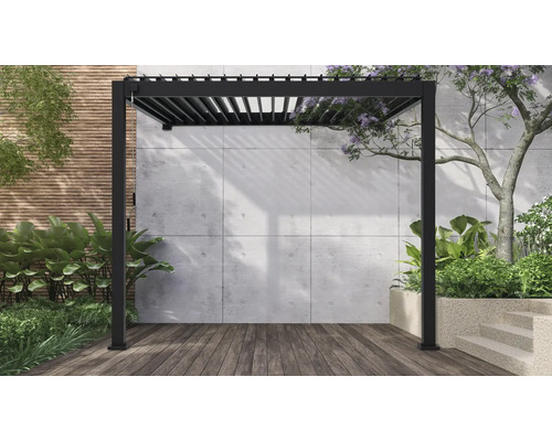 Pegola MIRADOR vägg 300x300 cm svart