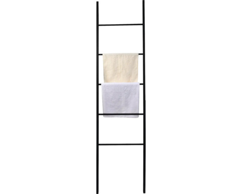 Handdukshängare i metall med två handdukar