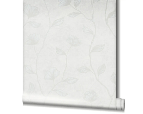 Tapetrulle med blommönster