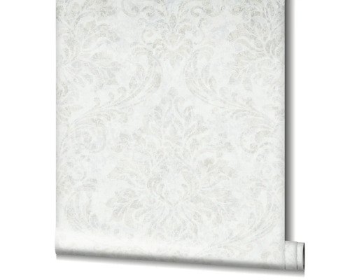 Tapetrulle med blommönster