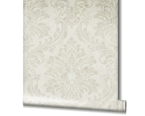 Tapetrulle med blommönster