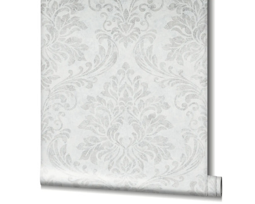 Tapetrulle med blommönster