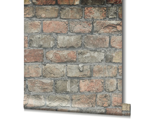 Tapetrulle med tegelmönster