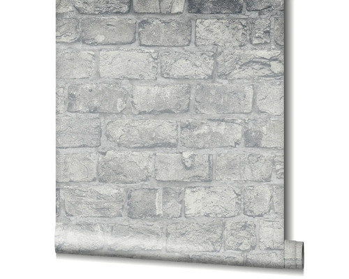 Tapet med stenmurdesign