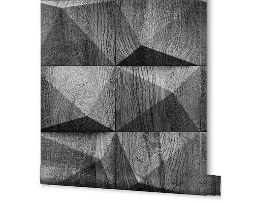 Tapetrulle med tredimensionell trädesign