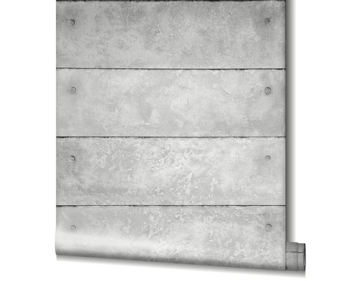 Tapetrulle med betongplattemotiv