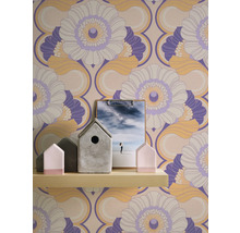 Tapet A.S. CRÉATION Retro blom lila 10,05x0,53m